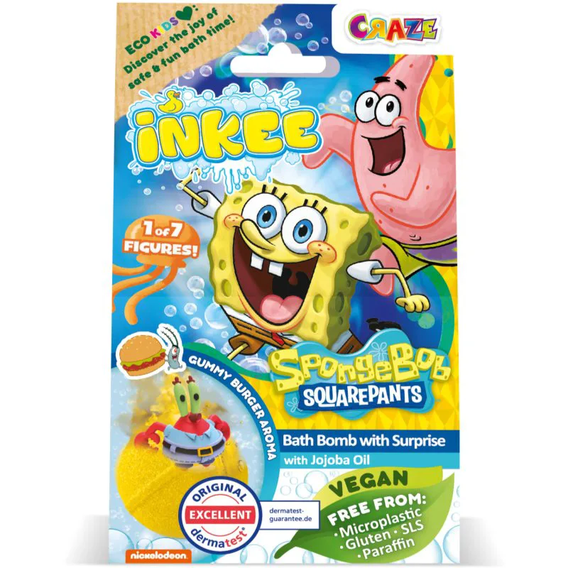 Craze INKEE SpongeBob βόμβα μπάνιου για παιδιά 1 τμχ