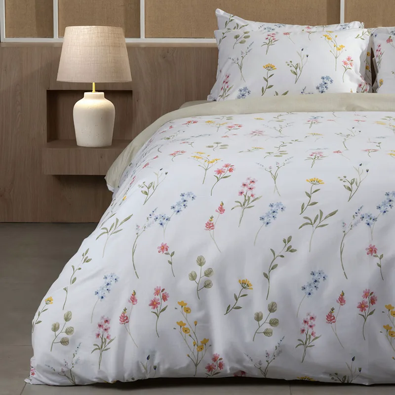 Σεντόνια Υπέρδιπλα (Σετ) 235X270 Sunshine Cotton Feelings 2062 Χωρίς Λάστιχο (235x270)