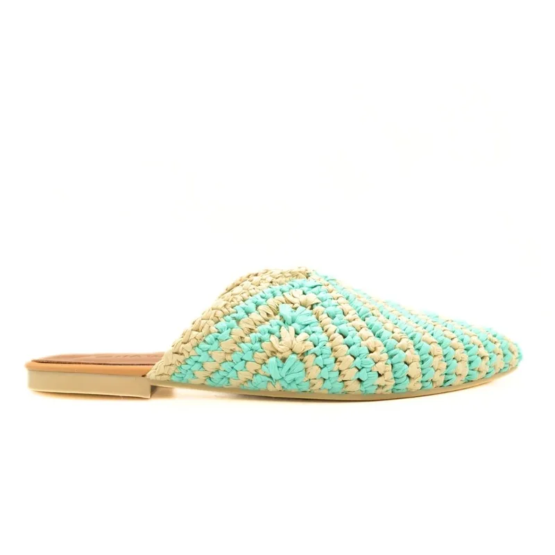 HAWKINS ΓΥΝΑΙΚΕΙΟ MULES 479 520 ΜΠΕΖ/TΙΡΚΟΥΑΖ