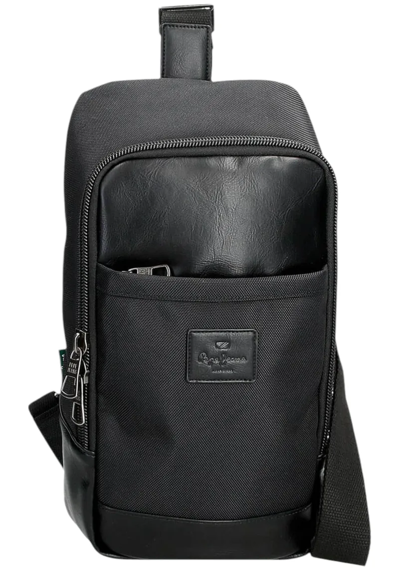 Τσάντα Ώμου Pepe Jeans Sander 35×18×9cm 7675931-GREY Ανδρικό