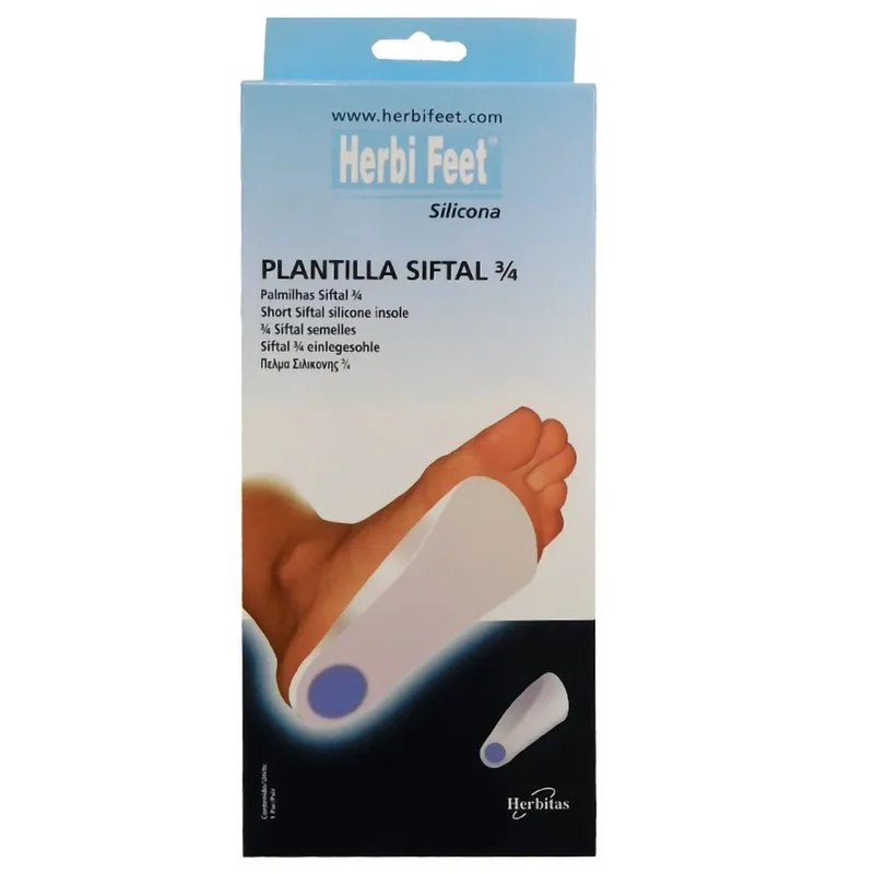 Herbi Feet Siftal 3/4 Πέλμα Σιλικόνης 2 Τεμάχια - Medium