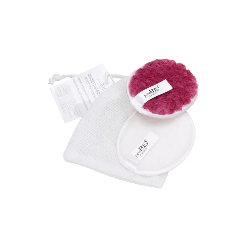 Purobio cosmetics Reusable Makeup Remover Pads, 2 pieces