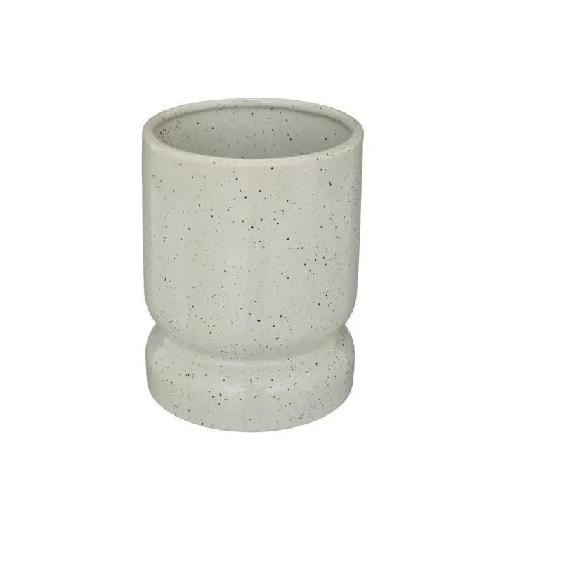 Atmosphera Διακοσμητικό Βάζο Κεραμικό Reactive 14cm Grey