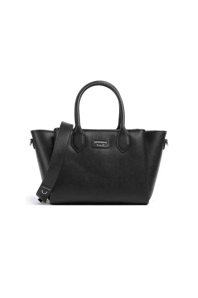 Emporio Armani γυναικεία τσάντα χειρός με λογότυπο - EW002329AF17799 Μαύρο