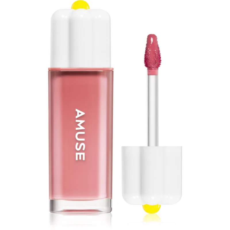 AMUSE Dew Tint λιπ γκλος μακράς διαρκείας με ενυδατικό αποτέλεσμα απόχρωση 10 Peach Bunny 4 γρ