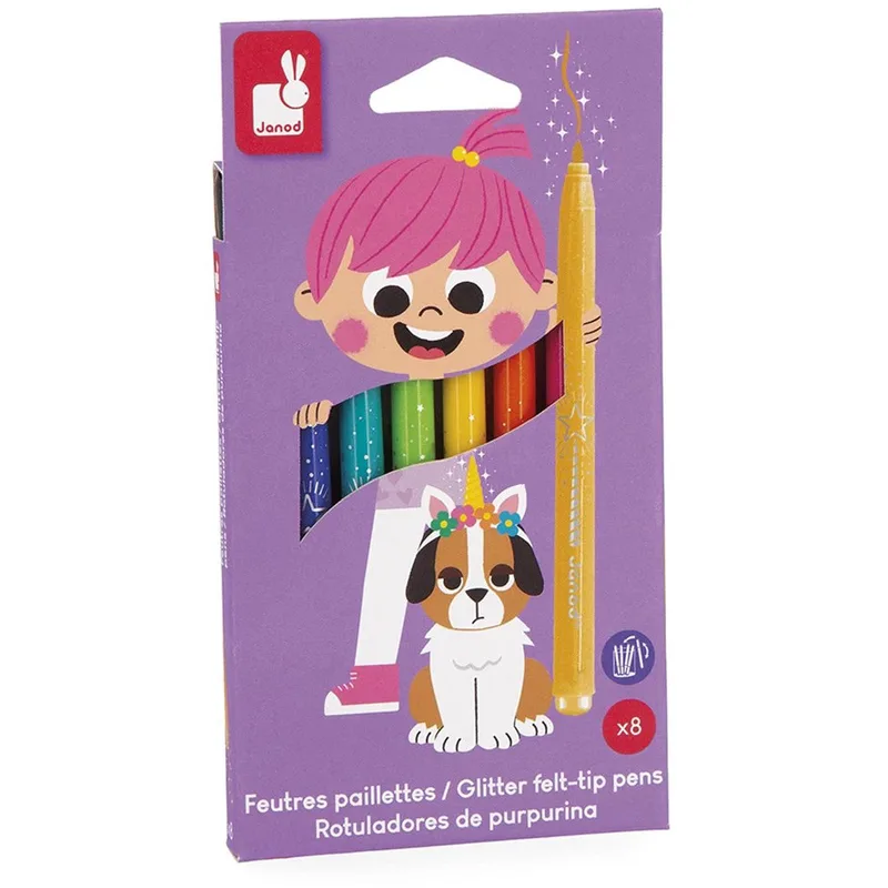 JANOD ΚΑΛΛΙΤΕΧΝΙΕΣ  ΜΑΡΚΑΔΟΡΟΙ GLITTER ΓΙΑ ΠΑΙΔΙΑ 3+