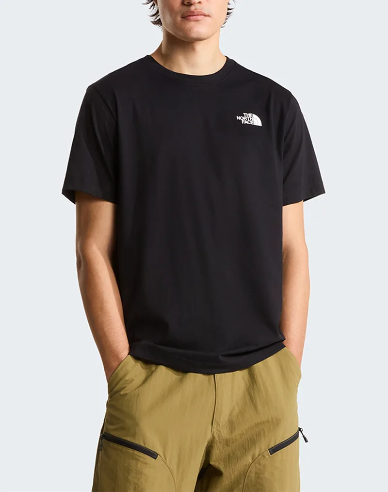 THE NORTH FACE M EVO BOX NSE REG SS T NF0A8B6K-NFKY4 Black