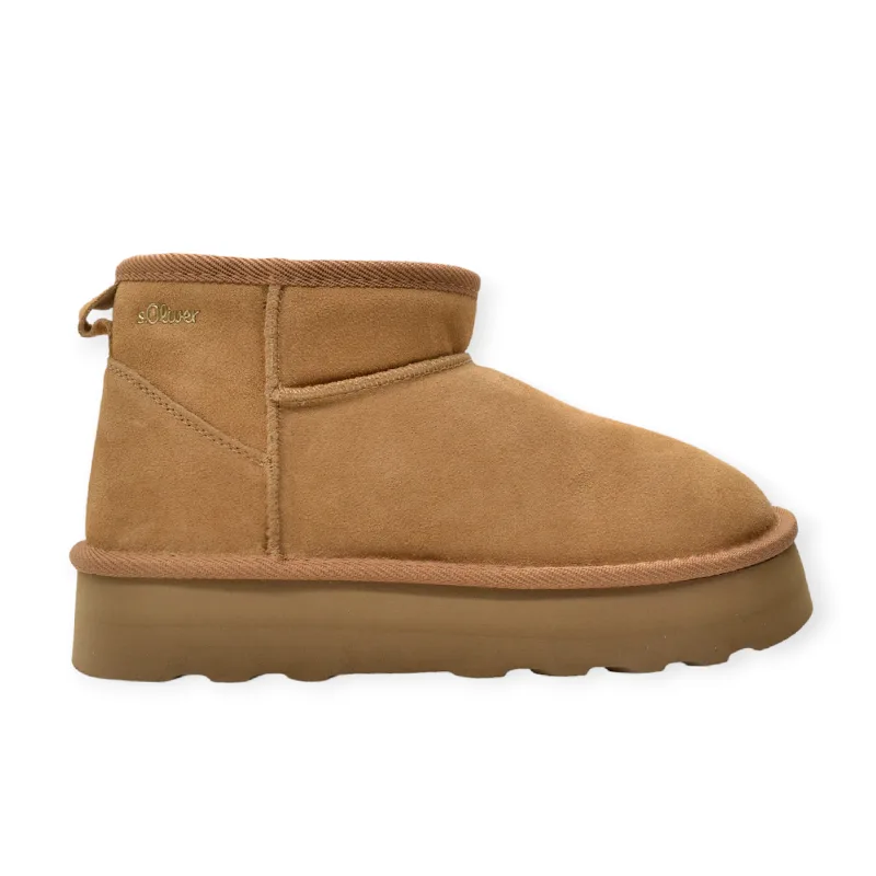 S.OLIVER WL Boot 5-26352-41 305 COGNAC