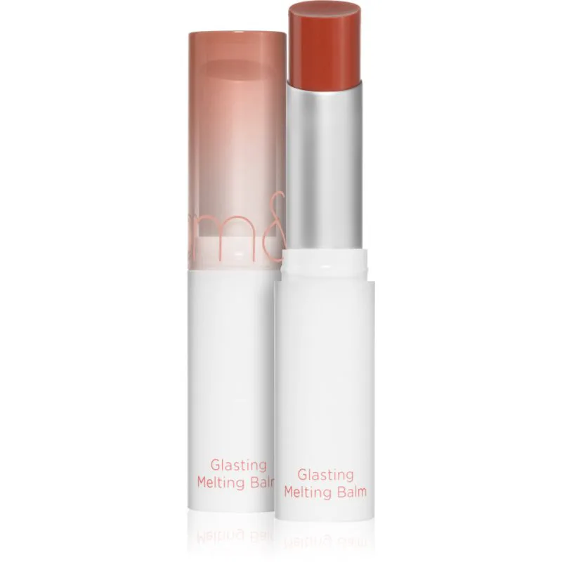 rom&nd Glasting Melting Balm βάλσαμο για τα χείλη με χρώμα για λaμπερή λάμψη απόχρωση 03 Sorbet Balm 3.5 γρ