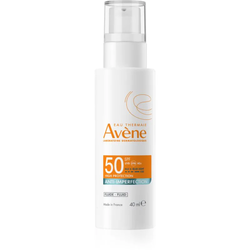 Avène Sun Anti-Imperfection Fluid προστετυτικό υγρό για μικτή και λιπαρή επιδερμίδα SPF 50 40 ml