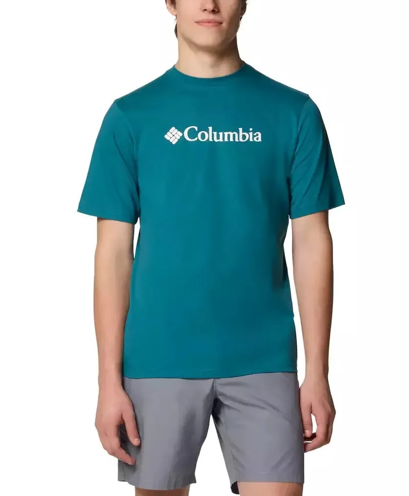 Ανδρικό CSC Basic Logo T-shirt Πετρόλ Columbia 1680053-364