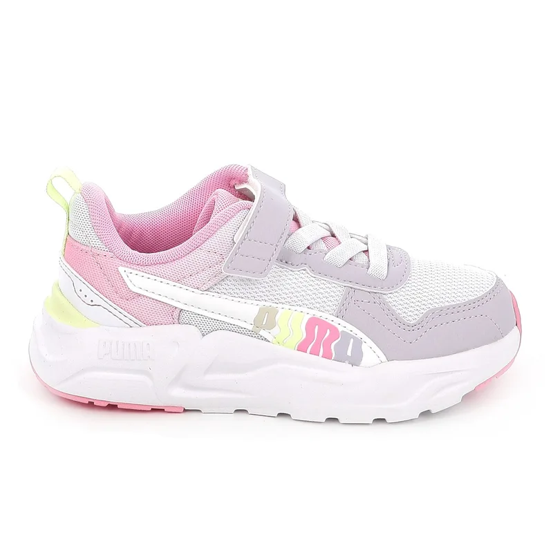 Παιδικό Αθλητικό Παπούτσι για Κορίτσι Puma Trinity 2 Lt Come On Ac + Ps Χρώματος Λευκό 405020-02