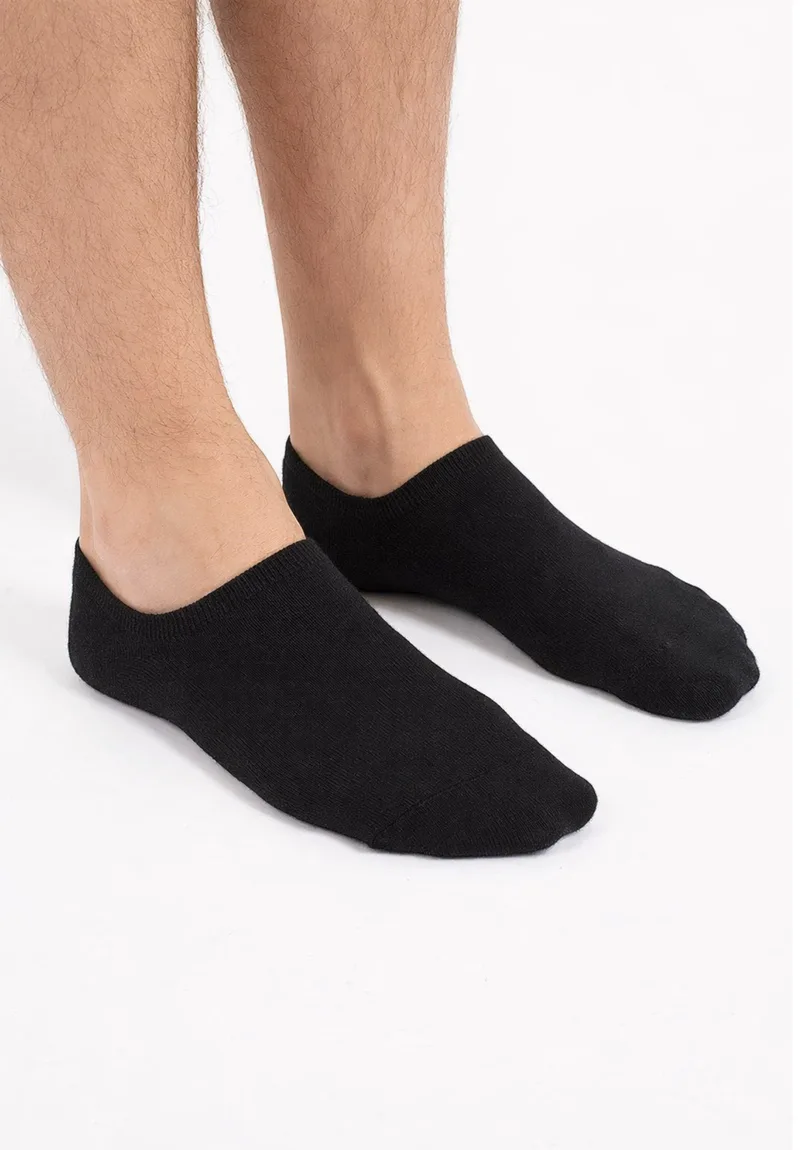 Sneaker Socks Unisex Design Σετ 6 Τεμαχίων Μαύρες DSN1000-6-Μαύρο
