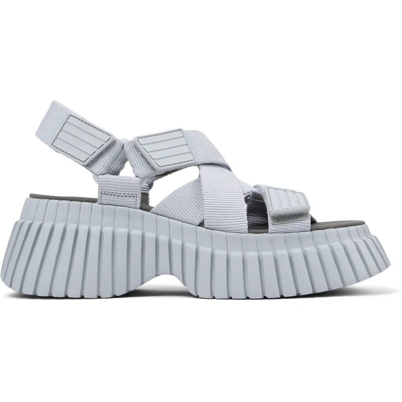 CAMPER BCN - Πέδιλα Για Γυναικεία - Γκρι, Μέγεθος 40, Cotton fabric
