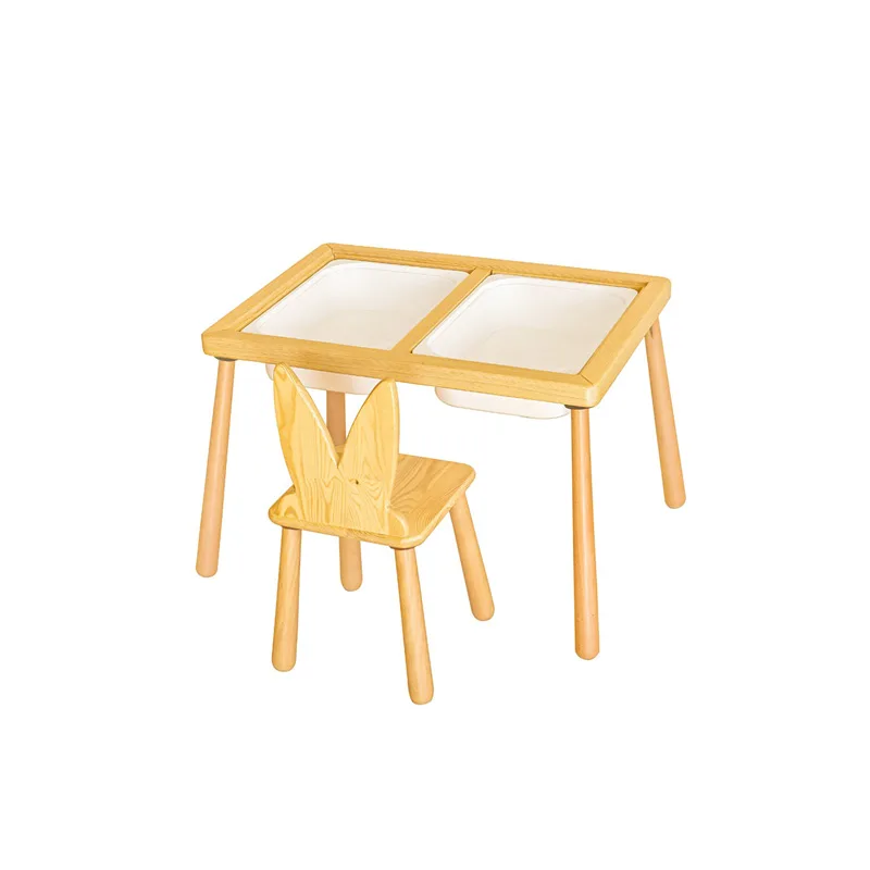 Σετ Παιδικό Τραπεζάκι Με Καρέκλες Table And Chair - White 109Trs1170 (53x52x74)