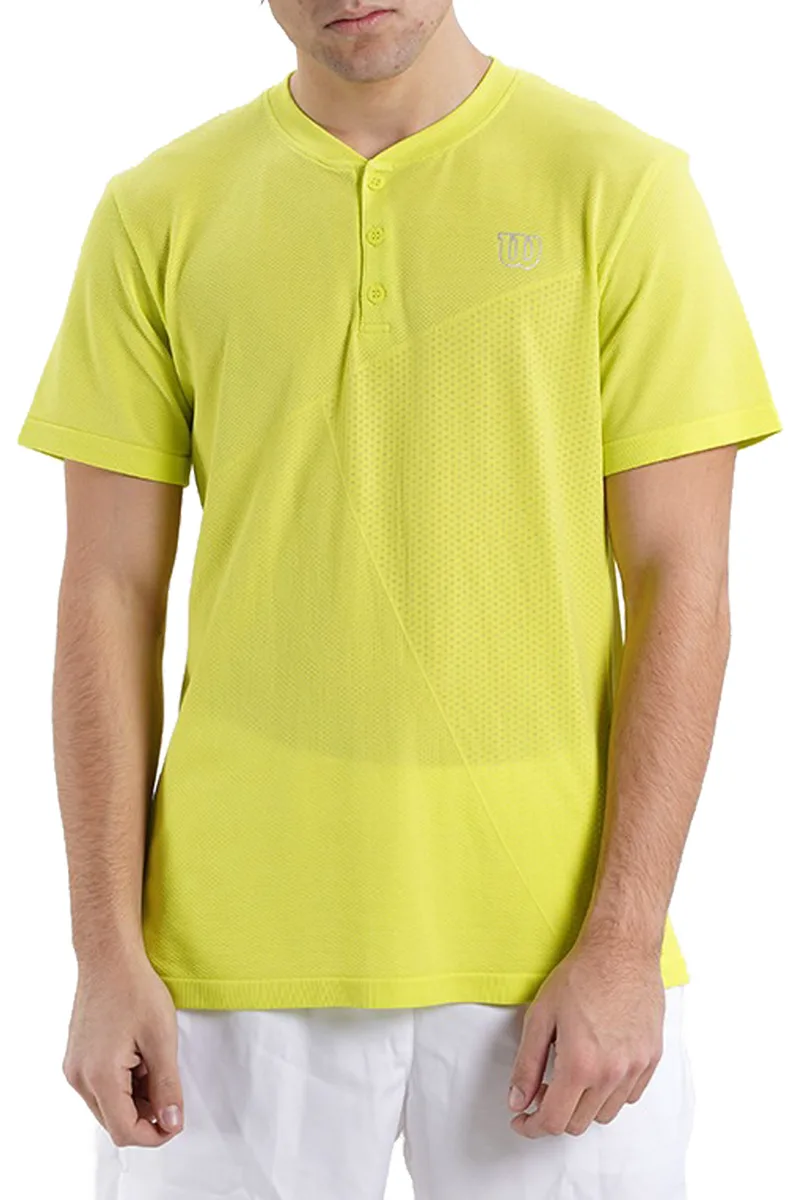 Μπλούζα Κοντομάνικη Wilson Power Seamless Henley II WRA789103-00 Ανδρικό