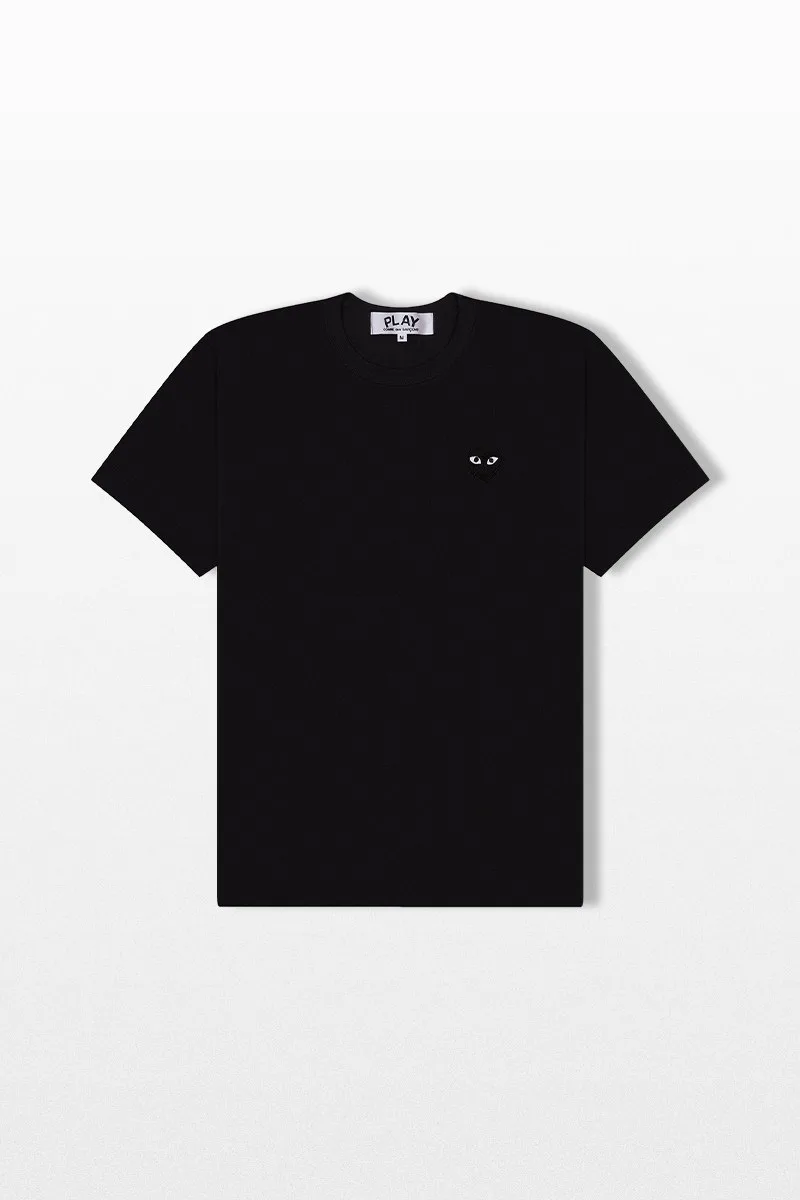 COMME DES GARÇONS PLAY Ανδρικό Μαύρο Logo T-Shirt