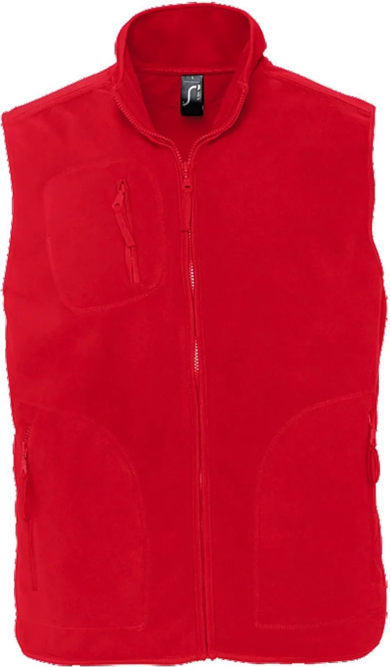 Unisex γιλέκο φλις Norway SOLS 51000 Red