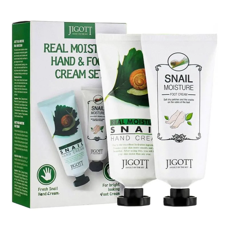 Jigott Real Moisture Hand & Foot Cream Set Kρέμα Χεριών και Ποδιών (100ml +100ml)
