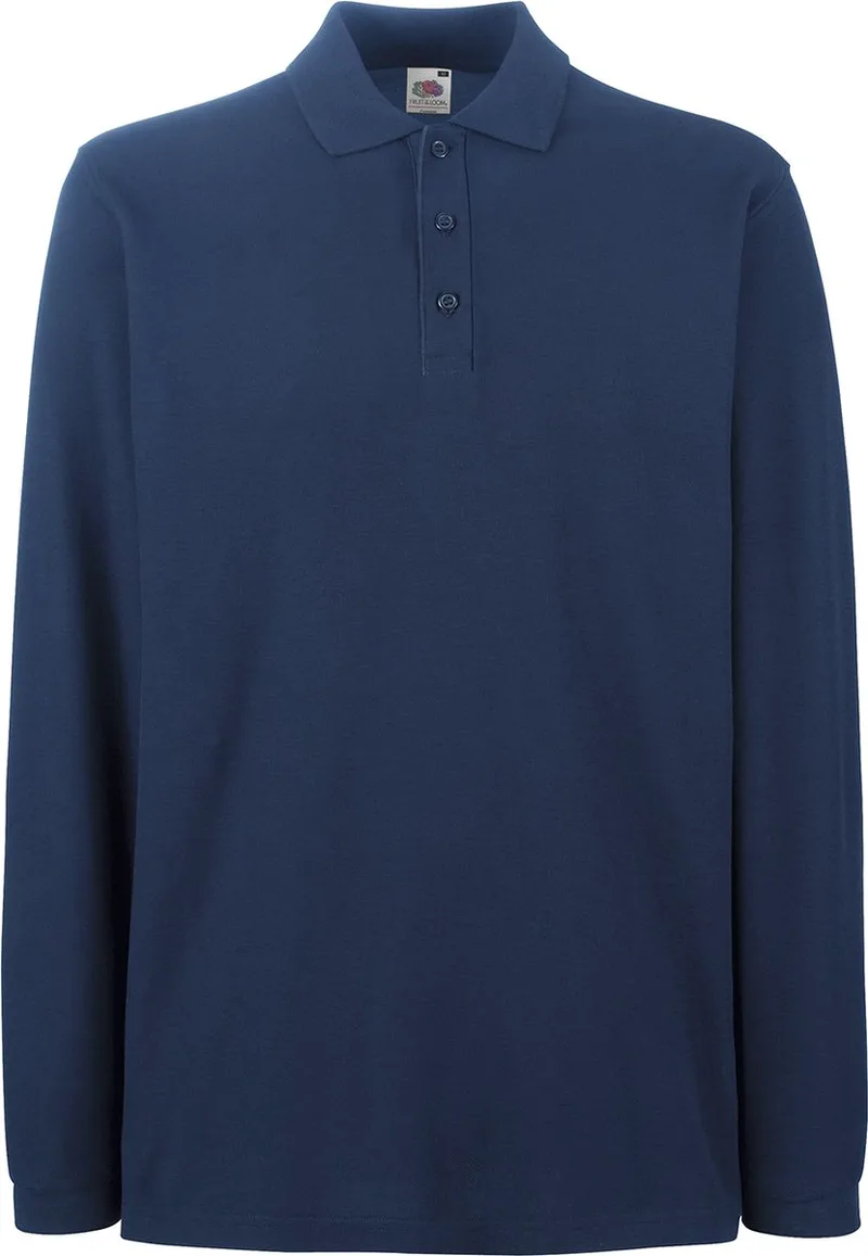 Μπλούζα Polo Μακρυμάνικη 63-310-0 Fruit of the Loom Premium Navy