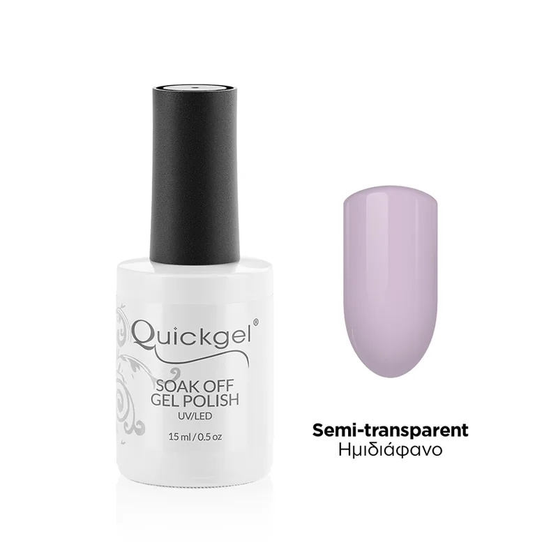 Quickgel Ice French- Ημιμόνιμο Βερνίκι 15 ml
