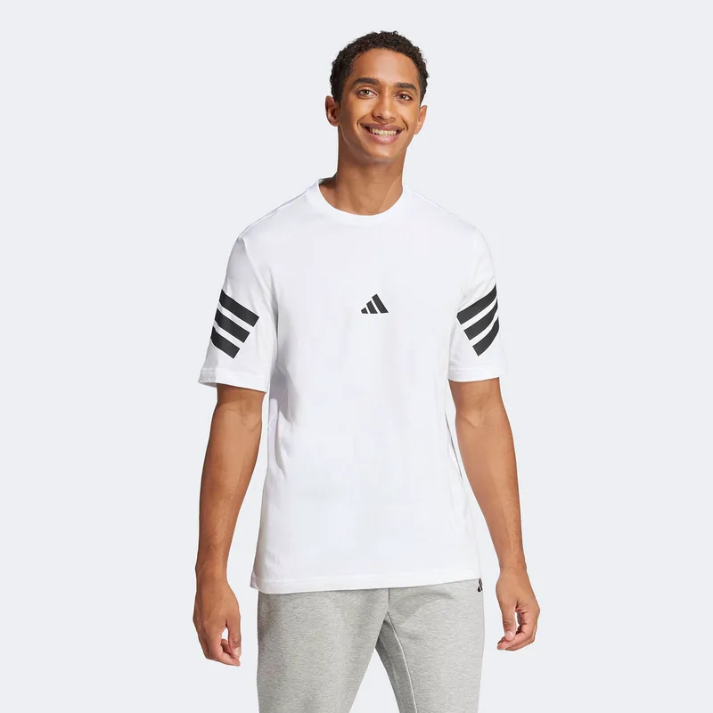 ADIDAS FUTURE ICONS 3-STRIPES T-SHIRT ΑΣΠΡΟ