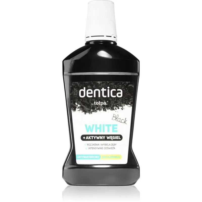 Tołpa Dentica Black White λευκαντικό στοματικό διάλυμα με ενεργό άνθρακα 500 ml
