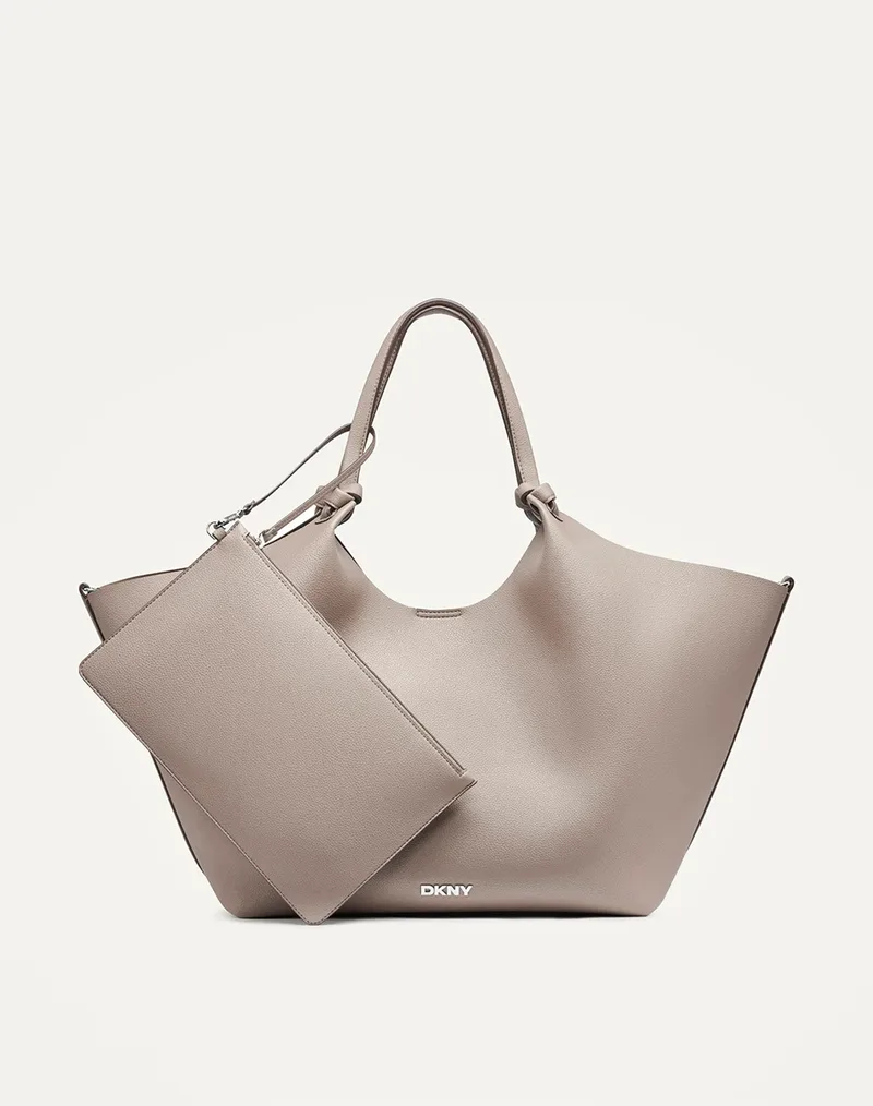 DKNY R42BAE48 PAULA TOTE HANDBAG DKNY R42BAE48-MNK Biege