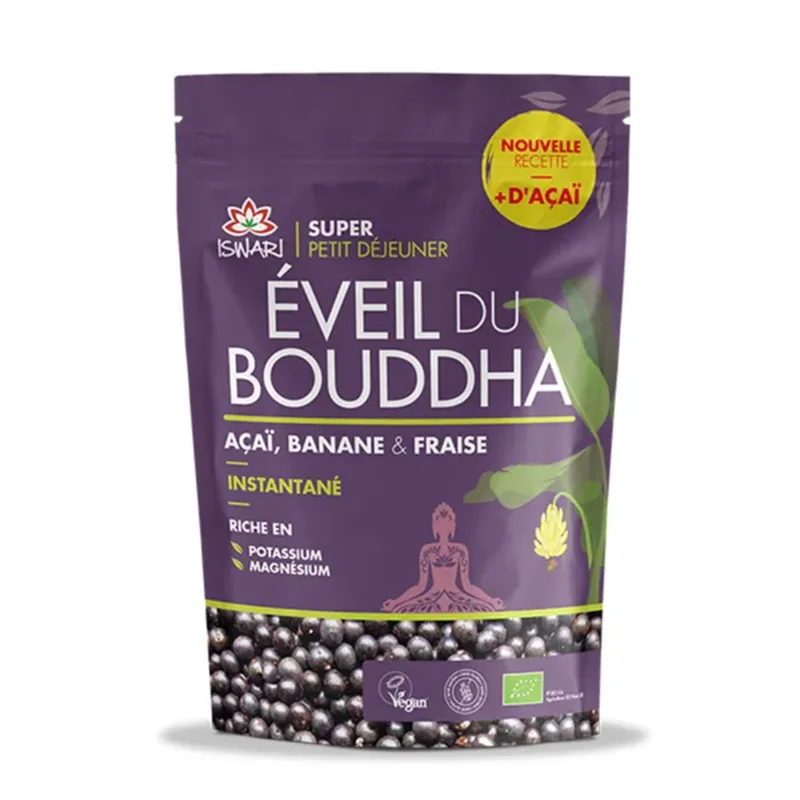 Iswari Awakening of the Buddha Acai Banana Strawberry Super Eco Breakfast 360g
