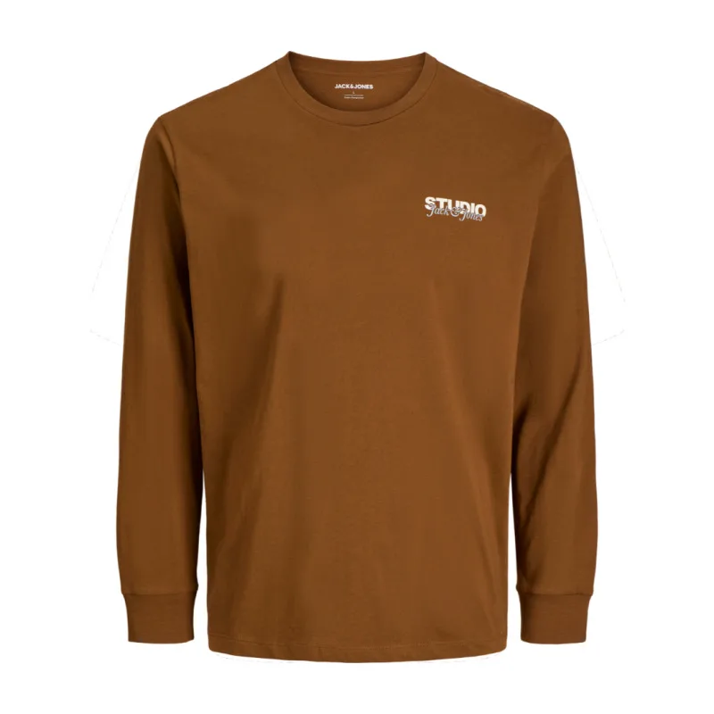 Jack & Jones "Yuki Tee",μακό μπλούζα με μεταξοτυπία - Monks Robe