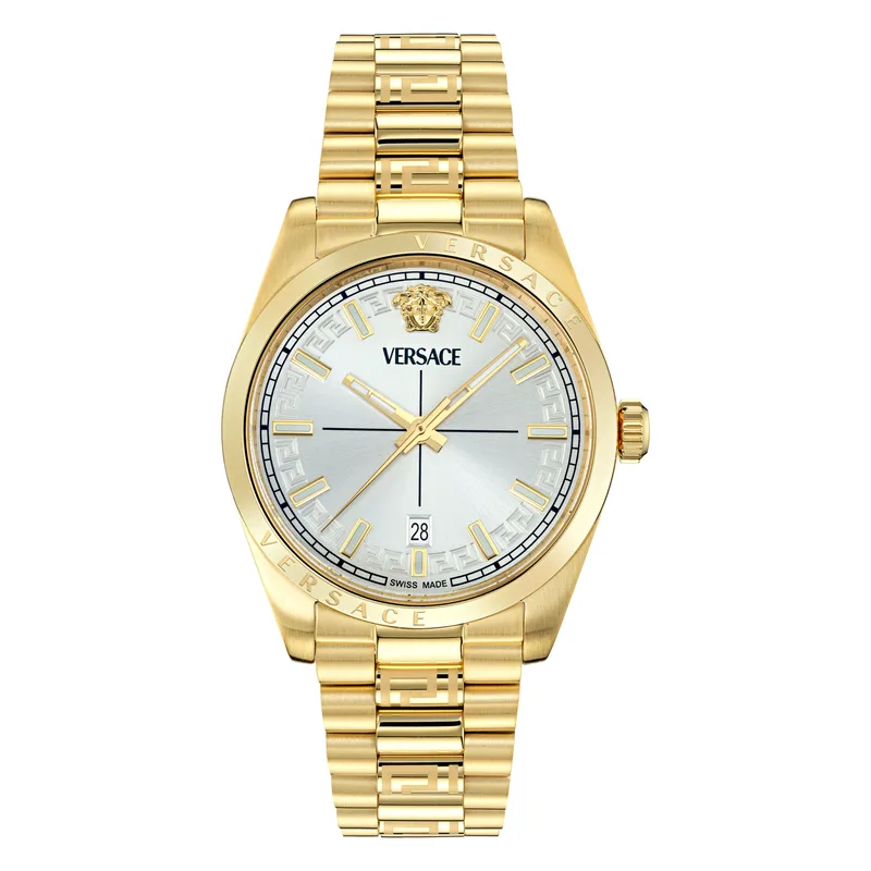 VERSACE MILLENYIUM Gent Χρυσό Stainless Steel Bracelet VE0G00625