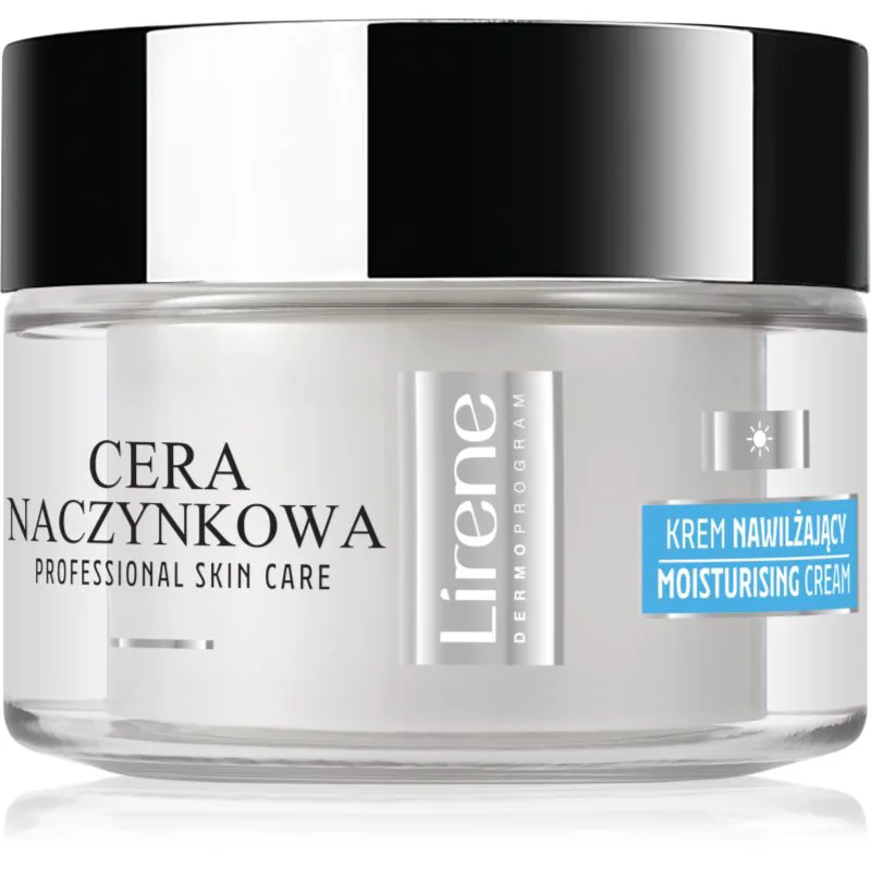 Lirene Face Cream ενυδατική κρέμα ημέρας για ευαίσθητη και κοκκινισμένη επιδερμίδα 50 ml