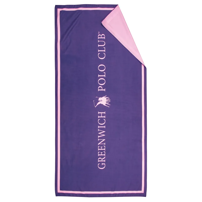 Greenwich polo club πετσετα θαλασσησ 80χ170 4029 pink, purple