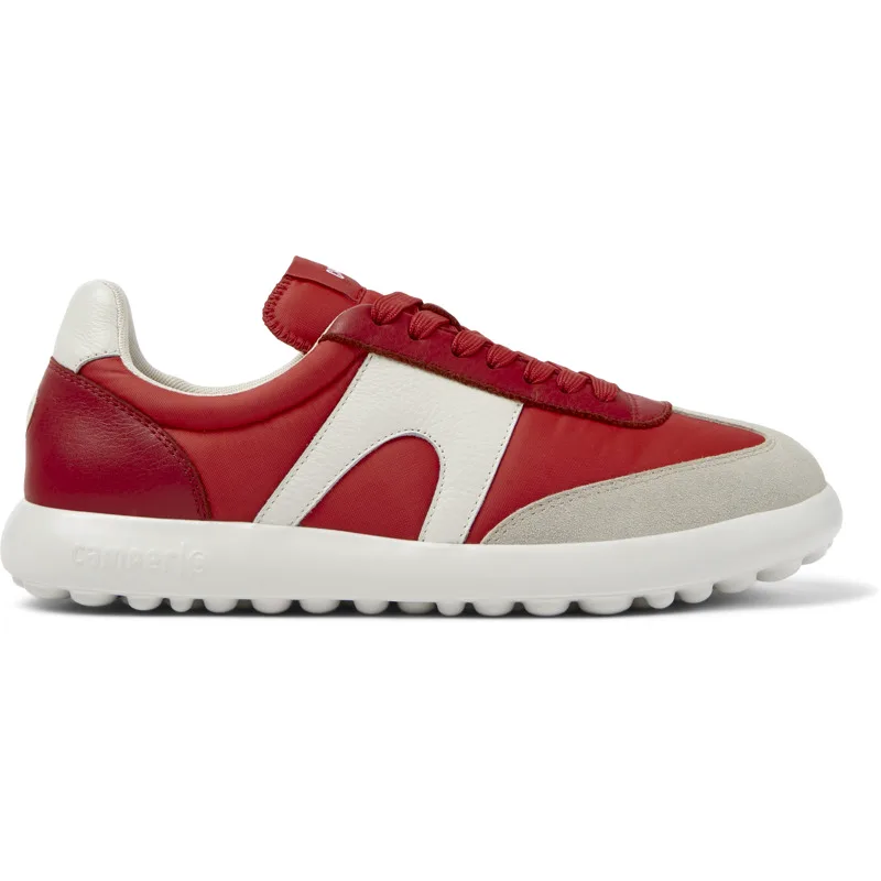 CAMPER Pelotas Xlite - Sneakers Για Ανδρικα - Κόκκινο, Μέγεθος 39, Cotton fabric/Smooth leather