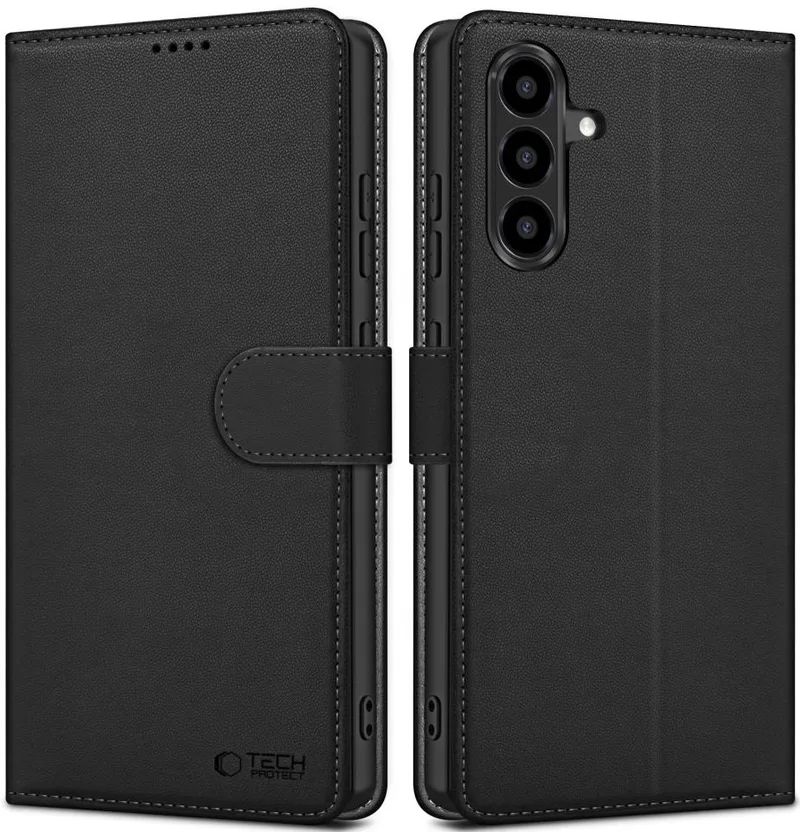 Θήκη Samsung Galaxy A56 Tech-Protect Wallet Πορτοφόλι - Matte Black (5906302361120)