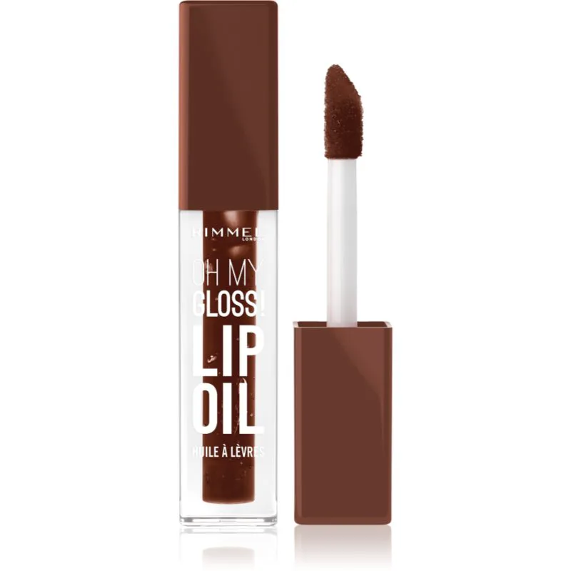 Rimmel Oh My Gloss! Lip Oil Έλαιο για τα χείλη με ενυδατικό αποτέλεσμα απόχρωση 010 Cappuccino Deep 4.5 ml