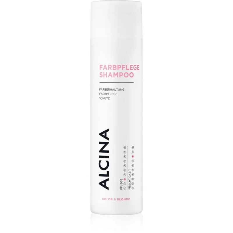 Alcina Color & Blond σαμπουάν για βαμμένα, χημικά επεξεργασμένα και ξανοιγμένα μαλλιά 250 ml