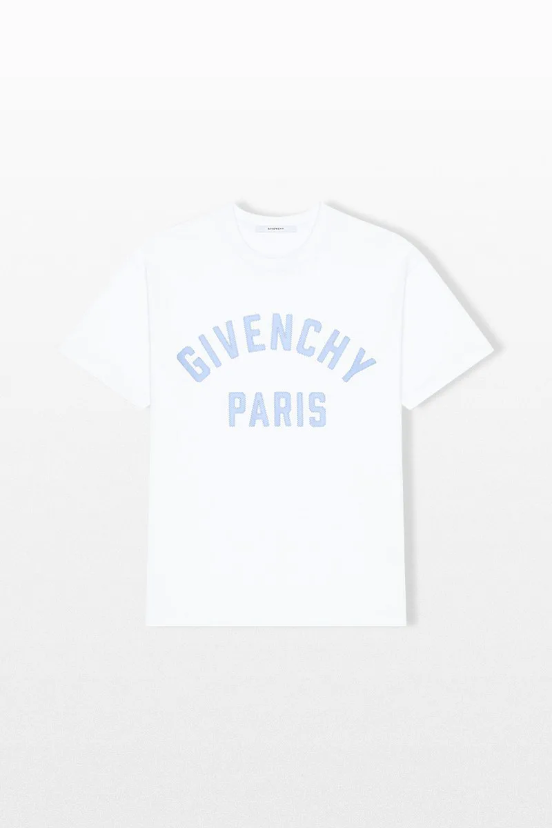 GIVENCHY Ανδρικό Λευκό Crew Neck T-Shirt
