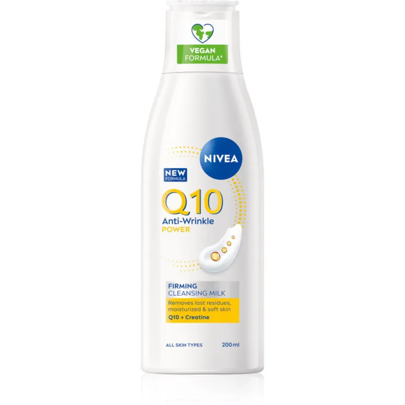 NIVEA Q10 Power καθαριστική λοσιόν προσώπου ενάντια στις ρυτίδες 200 ml