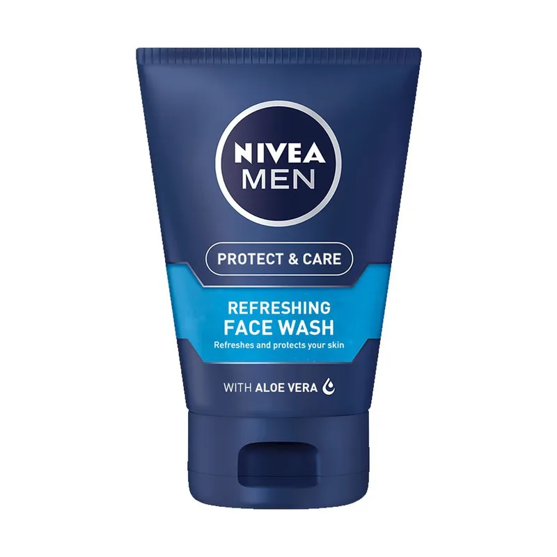 Nivea Men Protect & Care Deep Cleaning Face Wash Gel Τζελ Καθαρισμού Προσώπου για Αναζωογόνηση της Επιδερμίδας σε Βάθος 100ml