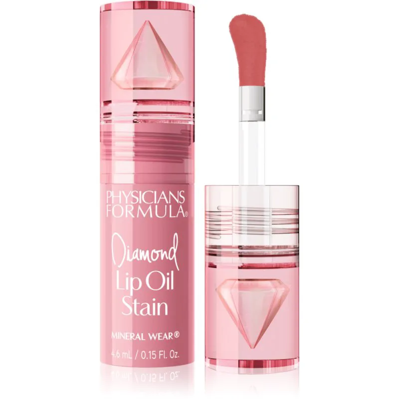 Physicians Formula Mineral Wear® Diamond Lip Oil Stain λάδι με χρώμα για τα χείλη απόχρωση Radiant Rose 4.6 ml