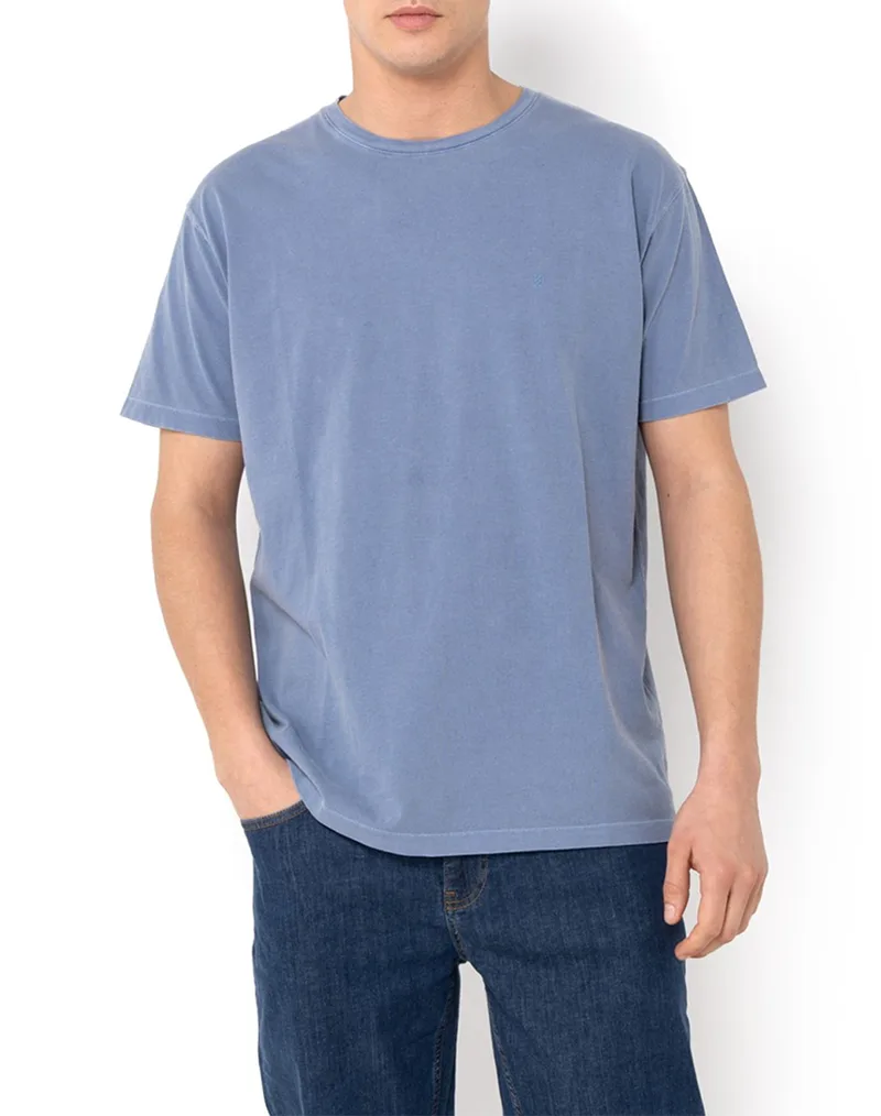THE BOSTONIANS ΜΠΛΟΥΖΑ T-SHIRT DELAVE REGULAR FIT 3TS1250-INDIGO Indigo