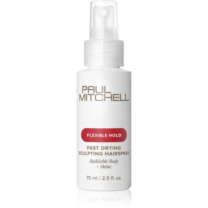 Paul Mitchell Flexible Hold Fast Drying Sculpting Hairspray λακ μαλλιών για όγκο και λάμψη 75 ml