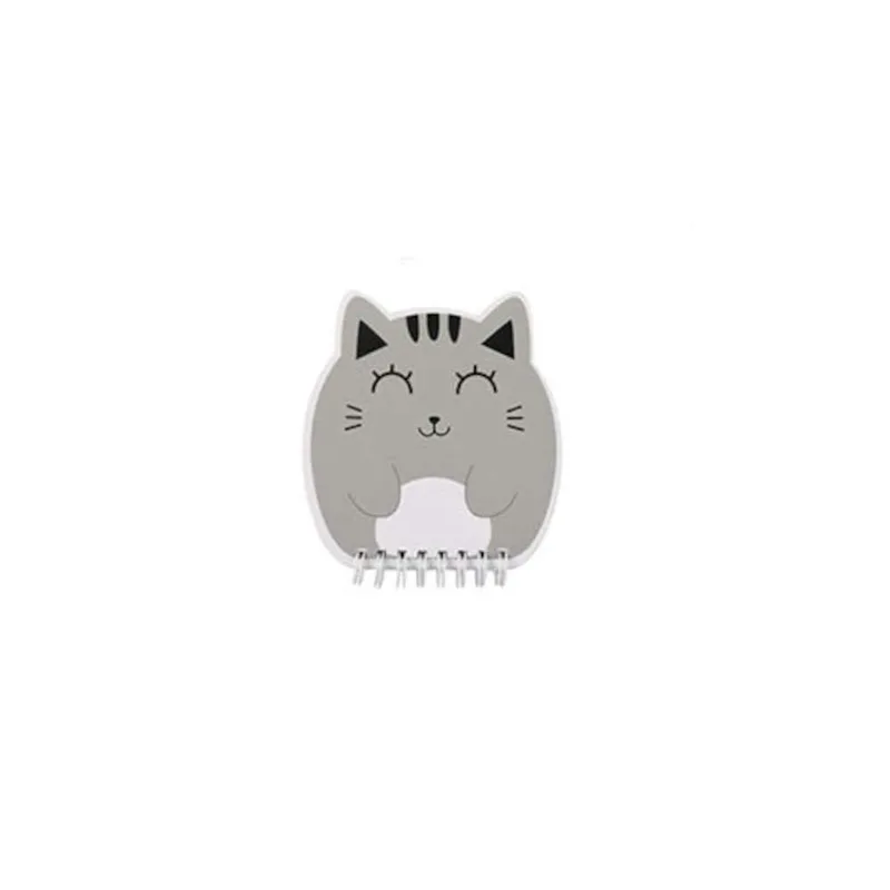 I-Total - Σημειωματάριο mini Spiral Grey Cat 11x11.8