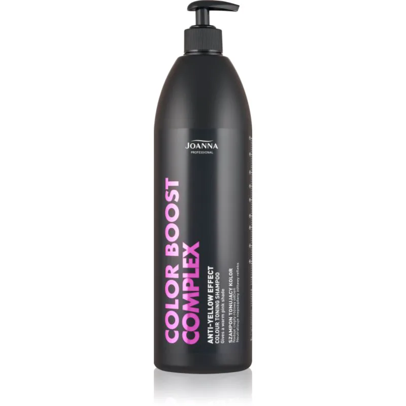 Joanna Professional Color Boost Complex σαμπουάν που εξουδετερώνει τους κίτρινους τόνους 1000 γρ
