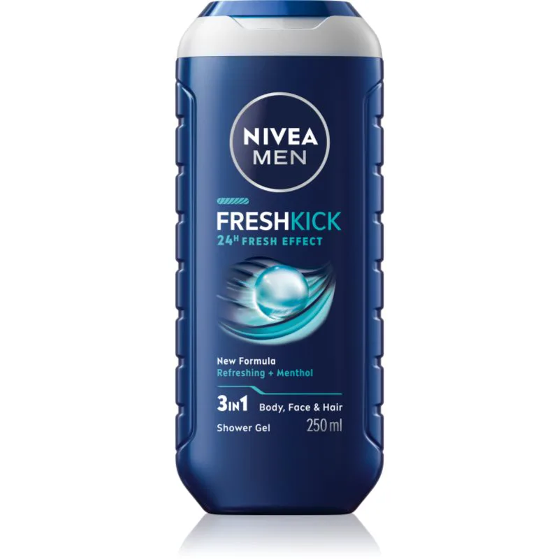 NIVEA MEN Fresh Kick τζελ για ντους για άντρες 250 ml