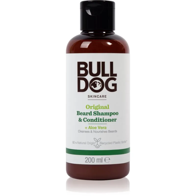Bulldog Original Beard Shampoo and Conditioner σαμπουάν και μαλακτικό για γένια 200 μλ