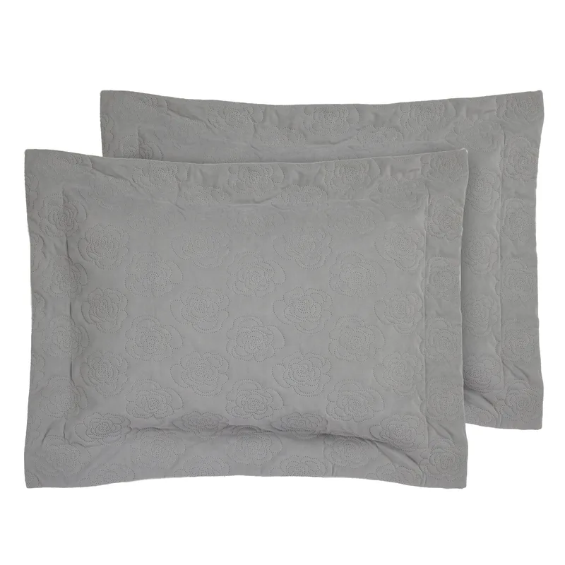 Das home ζευγοσ μαξιλαροθηκεσ happy 0287 grey 50χ70+8
