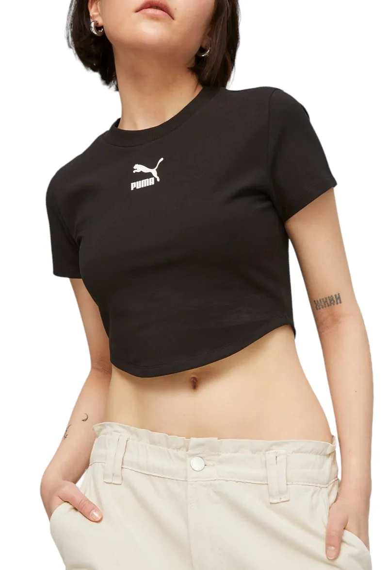 Μπλούζα Κοντομάνικη Puma Dare To Cropped Slim 621435-01 Γυναικείο