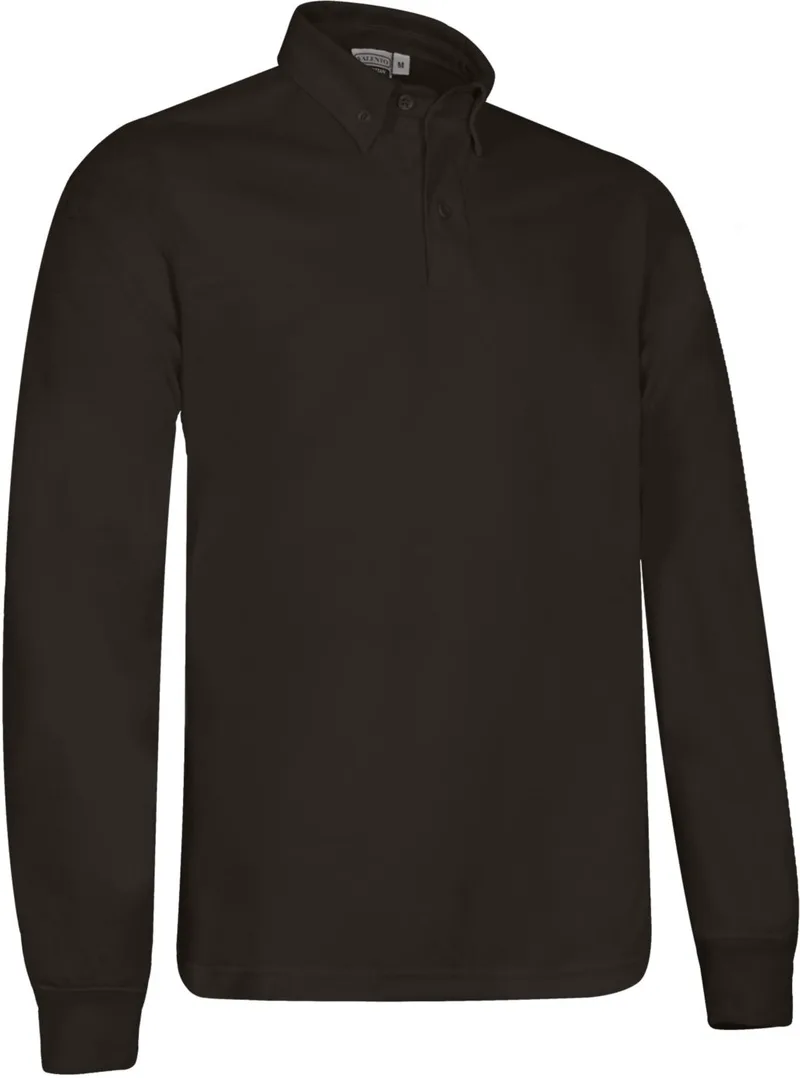 Μακρυμάνικο Sports Polo KRITAN Valento POVAKRING Black